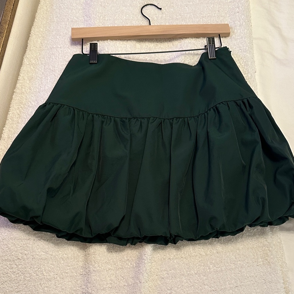 Bubble Green Skirt